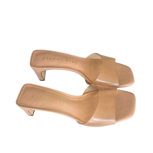 Gianni Bini Womens‎ Clear Heel Slides Size 7.5 Shoes - Picture 4 of 7